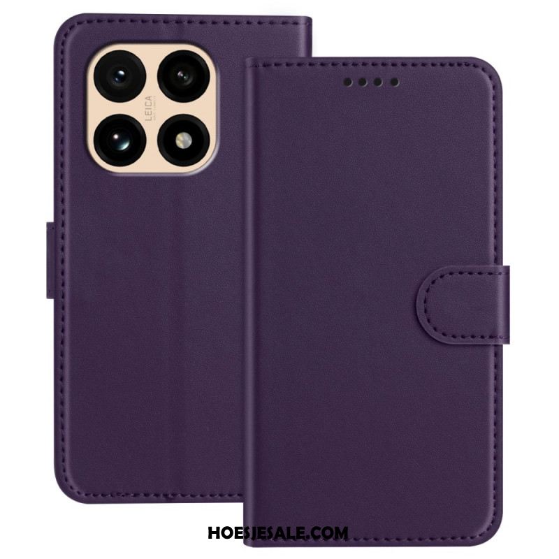 Flip Case Leren Xiaomi 15t Leer-effect