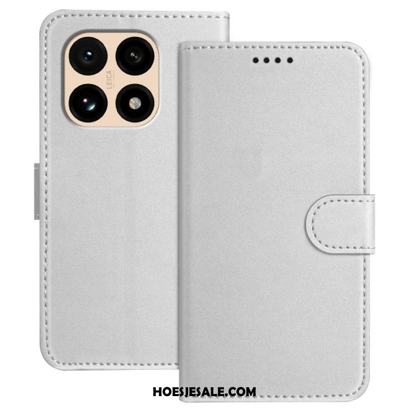 Flip Case Leren Xiaomi 15t Leer-effect