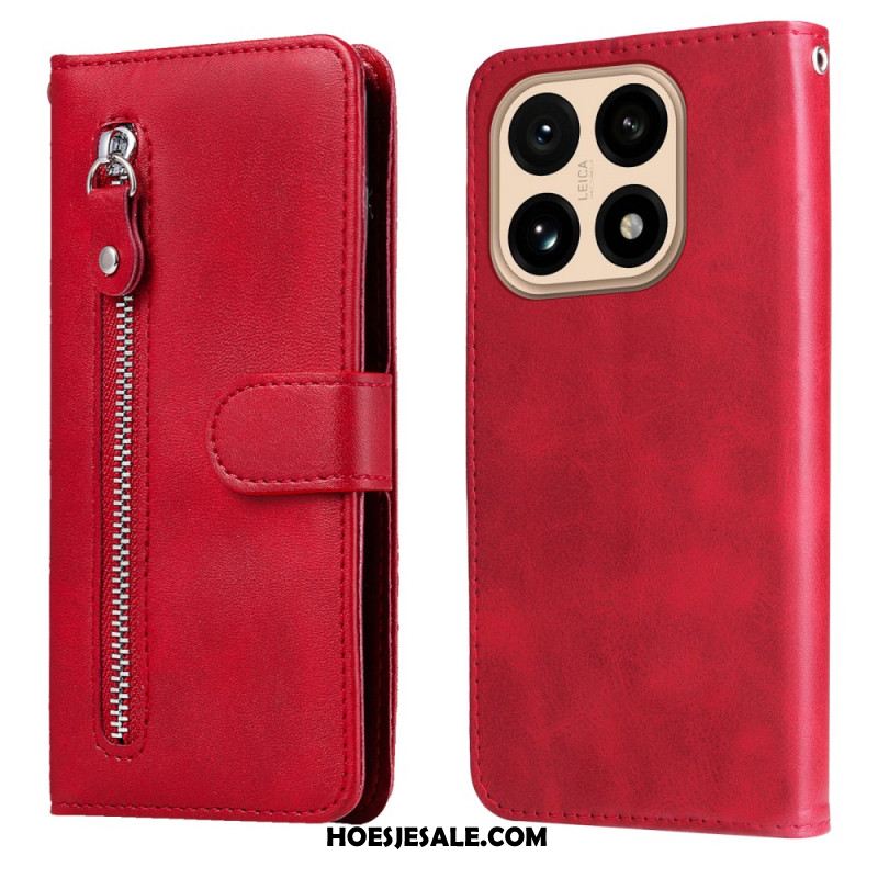 Flip Case Leren Xiaomi 15t Zak Met Rits