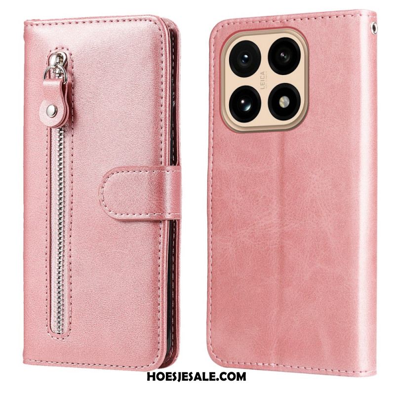 Flip Case Leren Xiaomi 15t Zak Met Rits