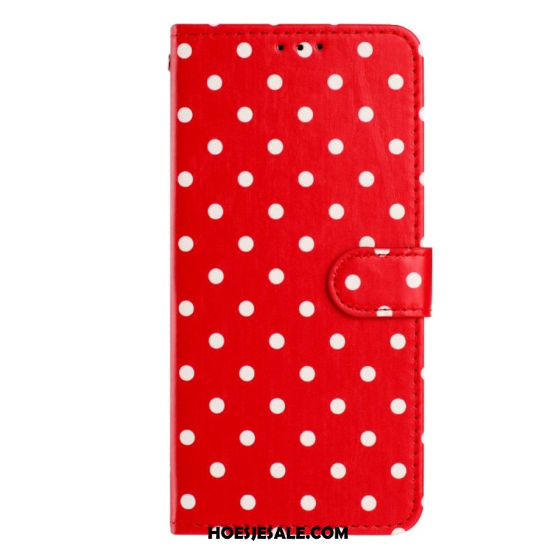 Flip Case Leren Xiaomi 17 Pro Max Polka Dots