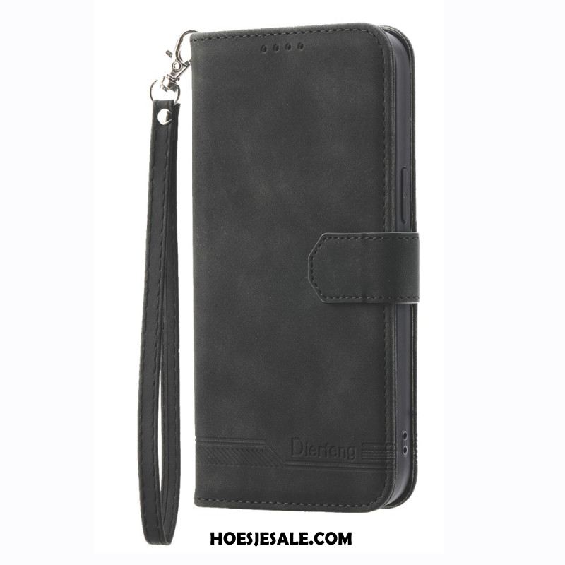 Flip Case Leren Xiaomi Redmi Note 14 4g Dierfeng