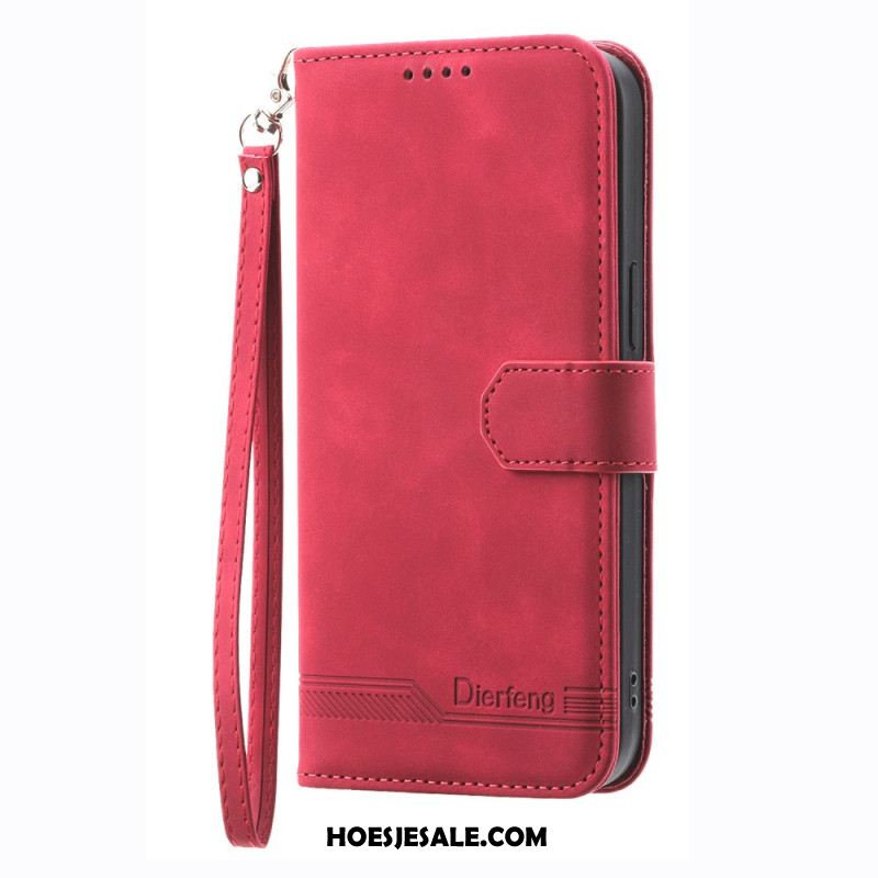 Flip Case Leren Xiaomi Redmi Note 14 4g Dierfeng