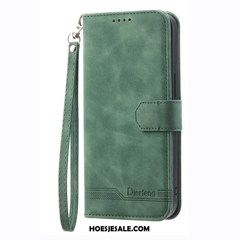 Flip Case Leren Xiaomi Redmi Note 14 4g Dierfeng