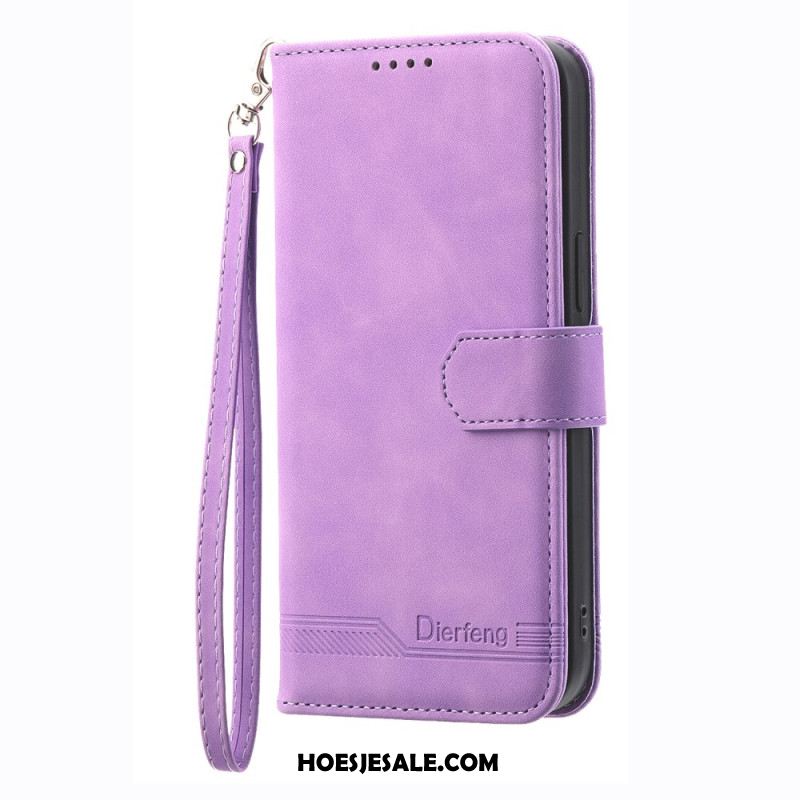 Flip Case Leren Xiaomi Redmi Note 14 4g Dierfeng