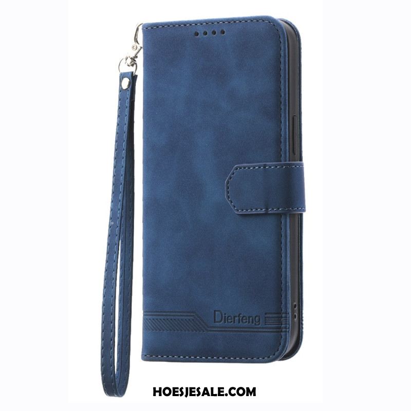 Flip Case Leren Xiaomi Redmi Note 14 4g Dierfeng