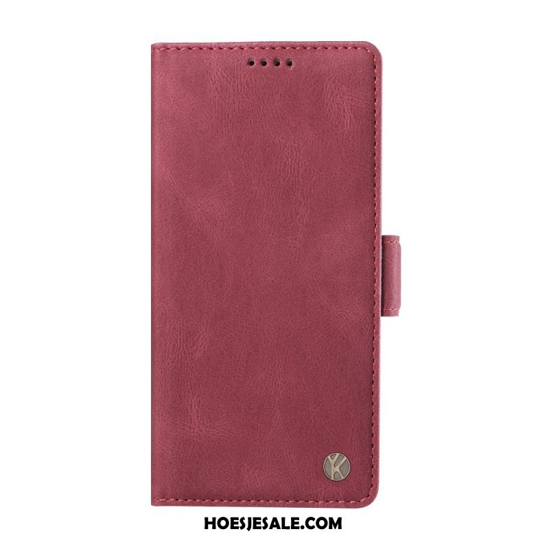 Flip Case Leren Xiaomi Redmi Note 14 4g Klassieke Ykatu