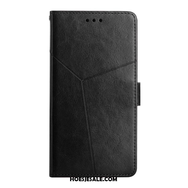 Flip Case Leren Xiaomi Redmi Note 14 4g Y-design Met Riem