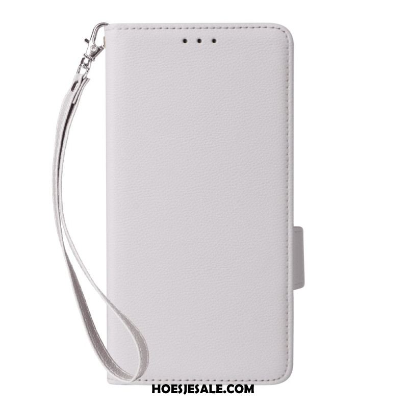 Flip Case Leren Xiaomi Redmi Note 14 Pro 5g Gestructureerd Bandoppervlak