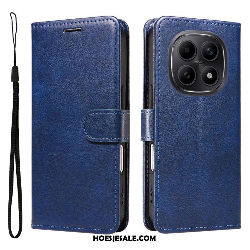 Flip Case Leren Xiaomi Redmi Note 15 5g Effen Leerlook