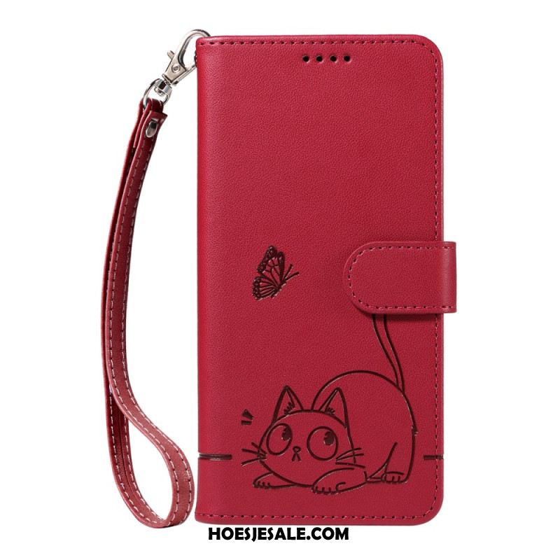 Flip Case Leren Xiaomi Redmi Note 15 Pro 5g Kattenafbeelding