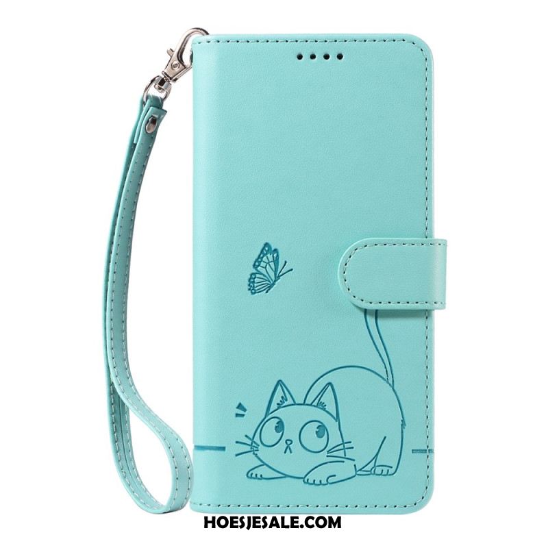 Flip Case Leren Xiaomi Redmi Note 15 Pro 5g Kattenafbeelding