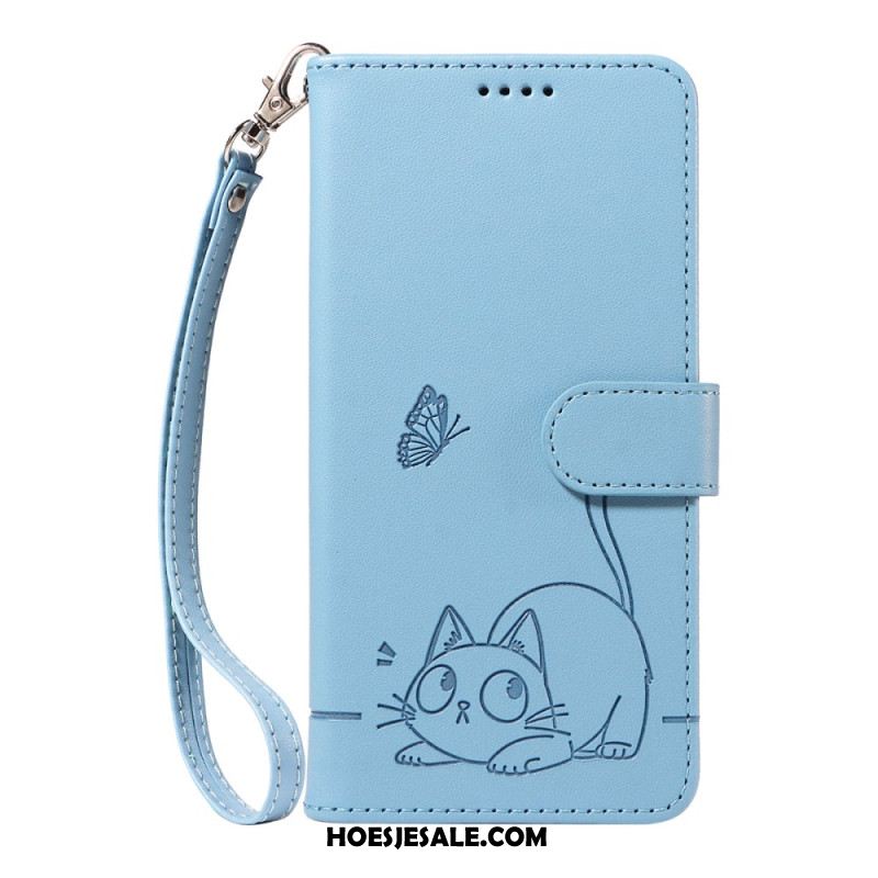 Flip Case Leren Xiaomi Redmi Note 15 Pro 5g Kattenafbeelding