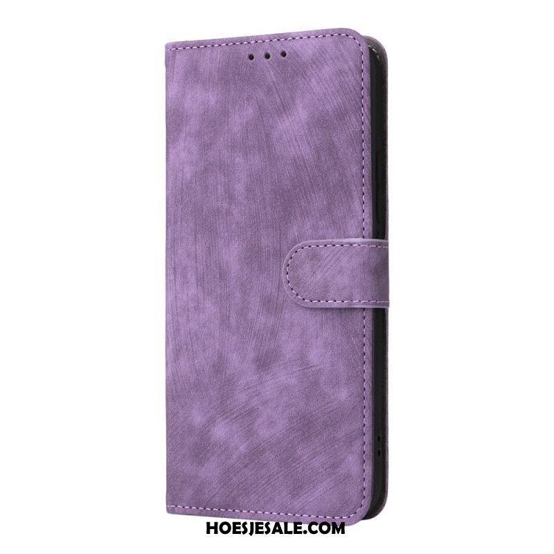 Flip Case Leren Xiaomi Redmi Note 15 Pro 5g Rfid-blokkering En Bandje