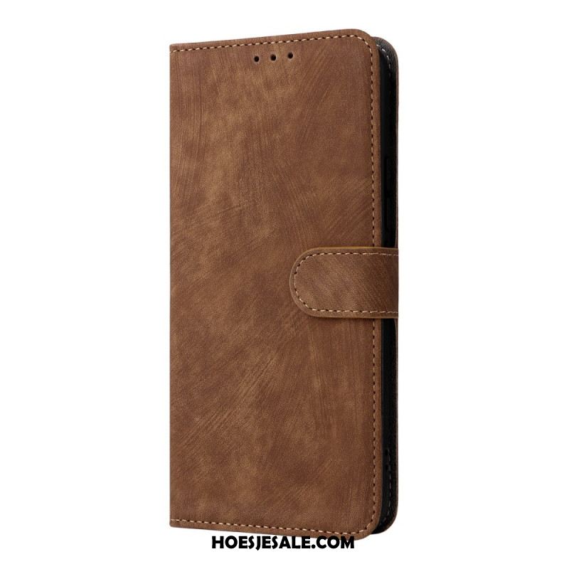 Flip Case Leren Xiaomi Redmi Note 15 Pro 5g Rfid-blokkering En Bandje