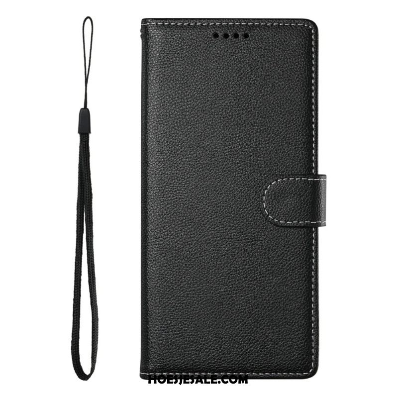 Flip Case Leren Xiaomi Redmi Note 15 Pro Plus 5g Effen Kunstleer