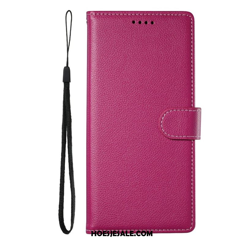 Flip Case Leren Xiaomi Redmi Note 15 Pro Plus 5g Effen Kunstleer