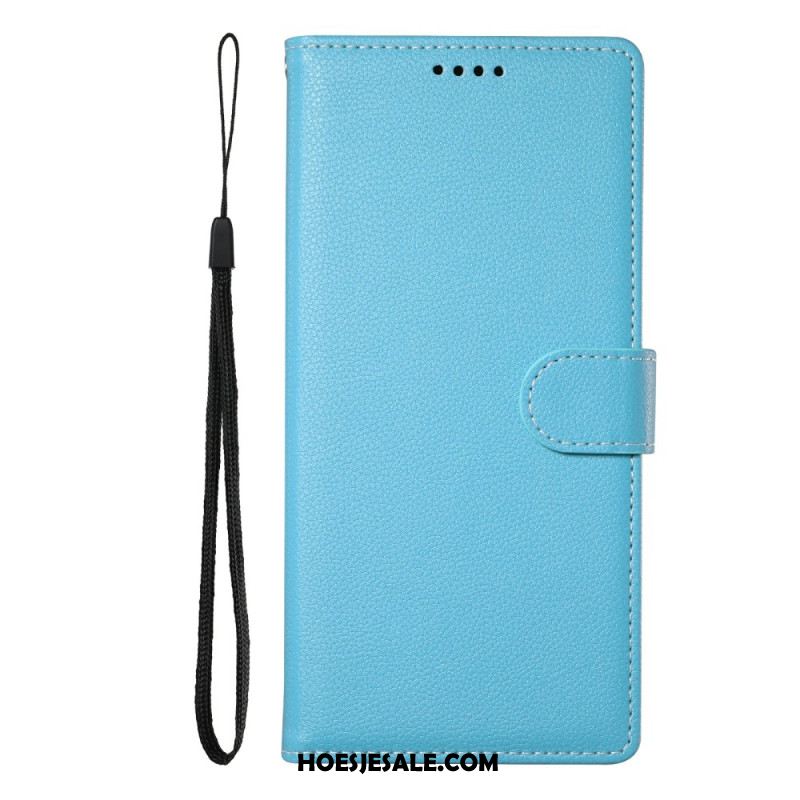 Flip Case Leren Xiaomi Redmi Note 15 Pro Plus 5g Effen Kunstleer