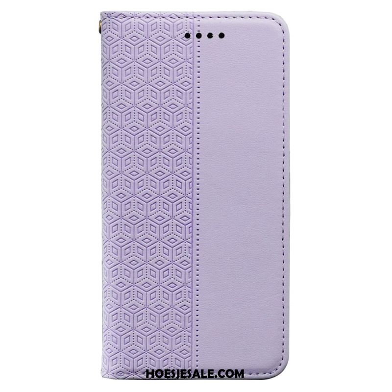 Flip Case Leren Xiaomi Redmi Note 15 Pro Plus 5g Flipcover Met Bandje En Rand