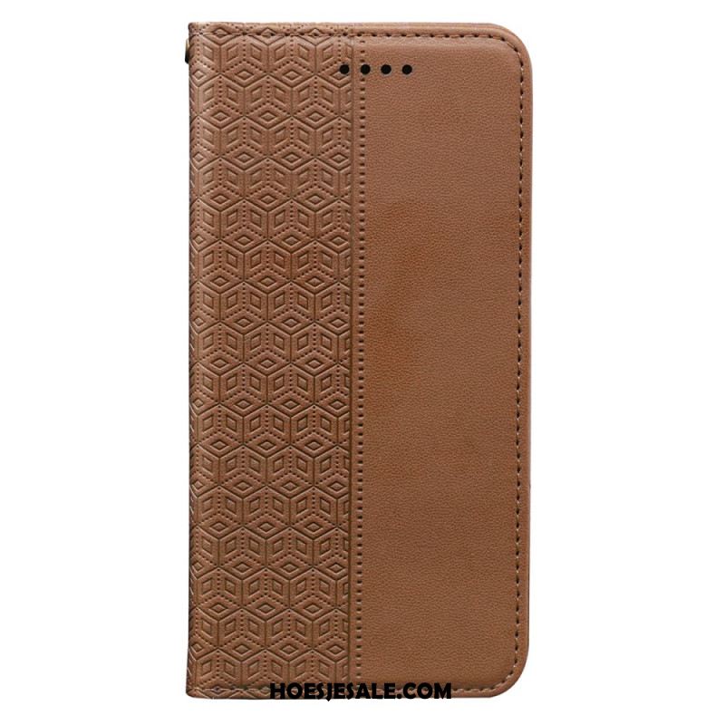 Flip Case Leren Xiaomi Redmi Note 15 Pro Plus 5g Flipcover Met Bandje En Rand