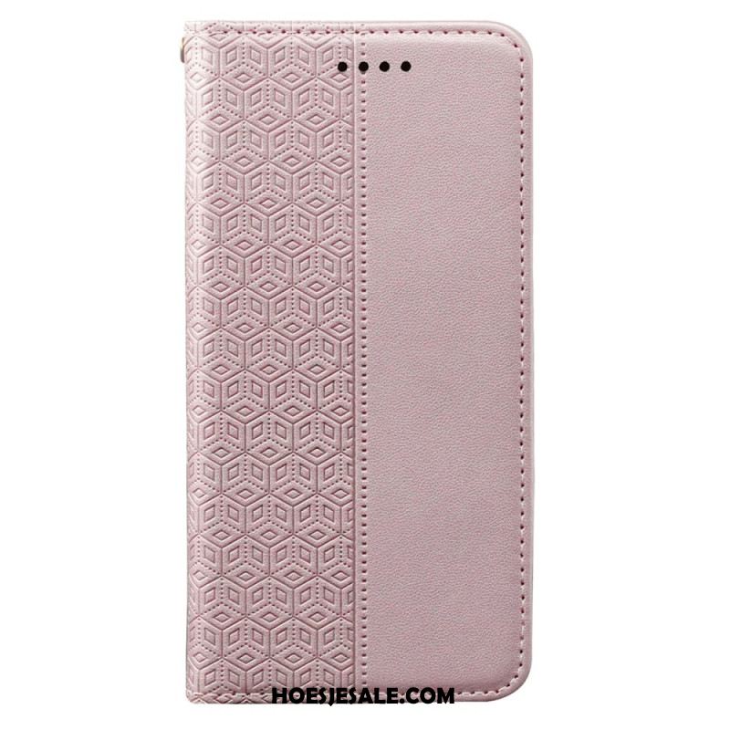 Flip Case Leren Xiaomi Redmi Note 15 Pro Plus 5g Flipcover Met Bandje En Rand
