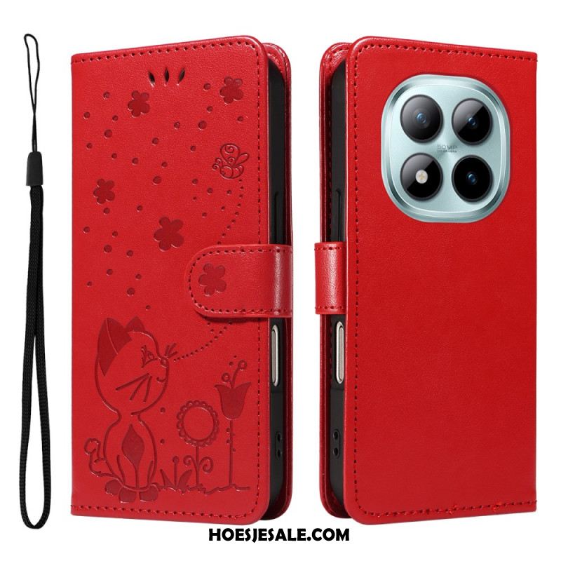 Flip Case Leren Xiaomi Redmi Note 15 Pro Plus 5g Kat En Bij Design