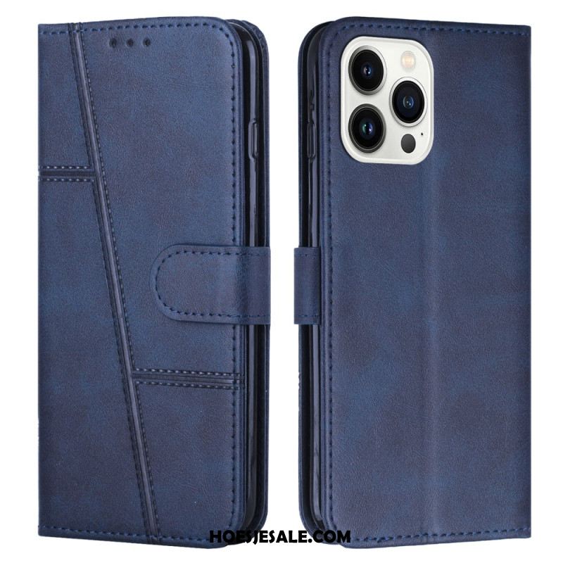 Flip Case Leren iPhone 16 Pro Max Handel In Lanière