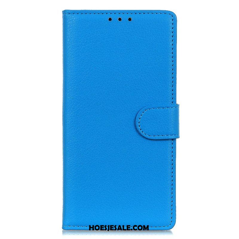 Flip Case voor Huawei Mate 50 Pro Traditioneel Kunstleer