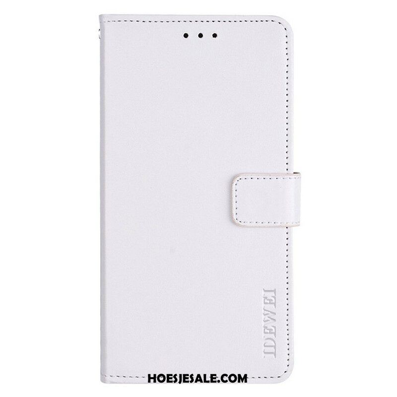 Flip Case voor Oppo A16 / A16s Imitatieleer Idewei