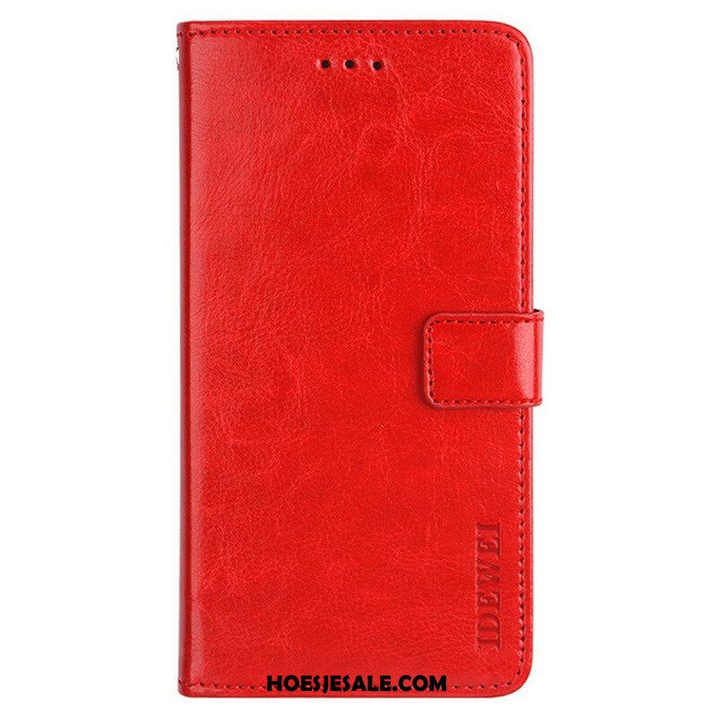 Flip Case voor Oppo A16 / A16s Imitatieleer Idewei