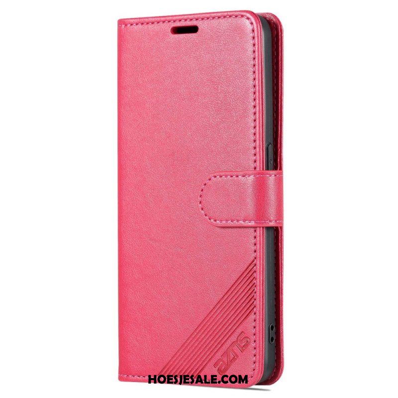 Flip Case voor Oppo Reno 8 Azns Kunstleer