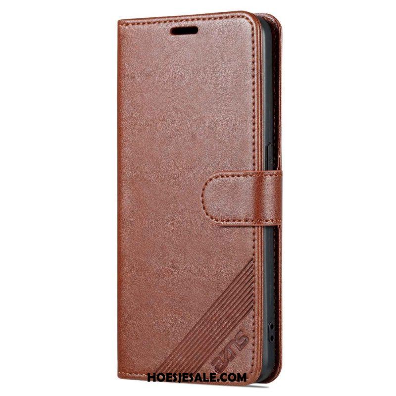 Flip Case voor Oppo Reno 8 Azns Kunstleer