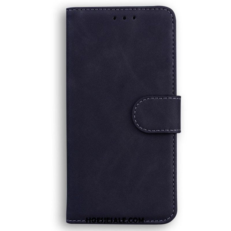 Flip Case voor Oppo Reno 8 Couture-leereffect