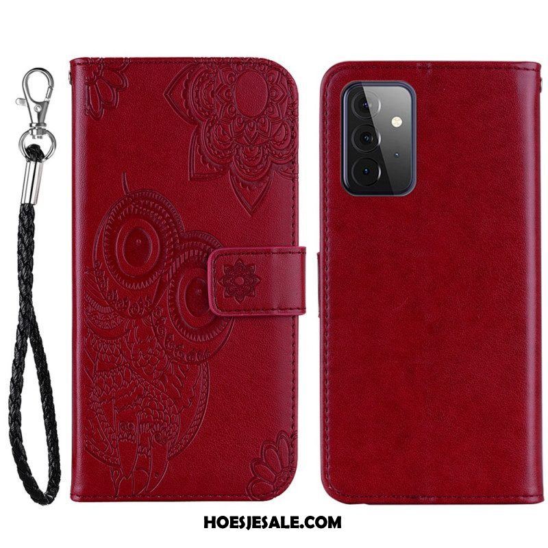 Flip Case voor Samsung Galaxy A53 5G Mandala Uil