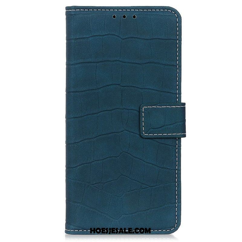 Flip Case voor Samsung Galaxy M23 5G Krokodillenhuidstijl