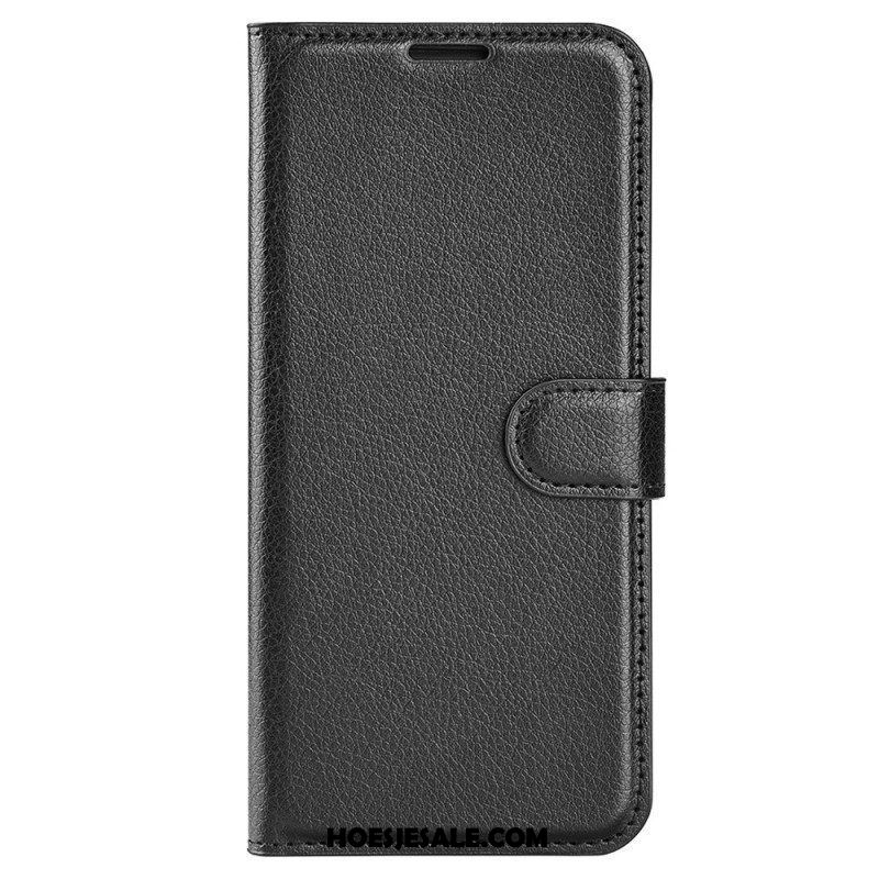 Flip Case voor Samsung Galaxy M33 5G Lychee Lederen Stijl