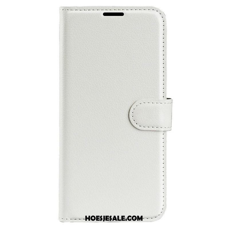 Flip Case voor Samsung Galaxy M33 5G Lychee Lederen Stijl