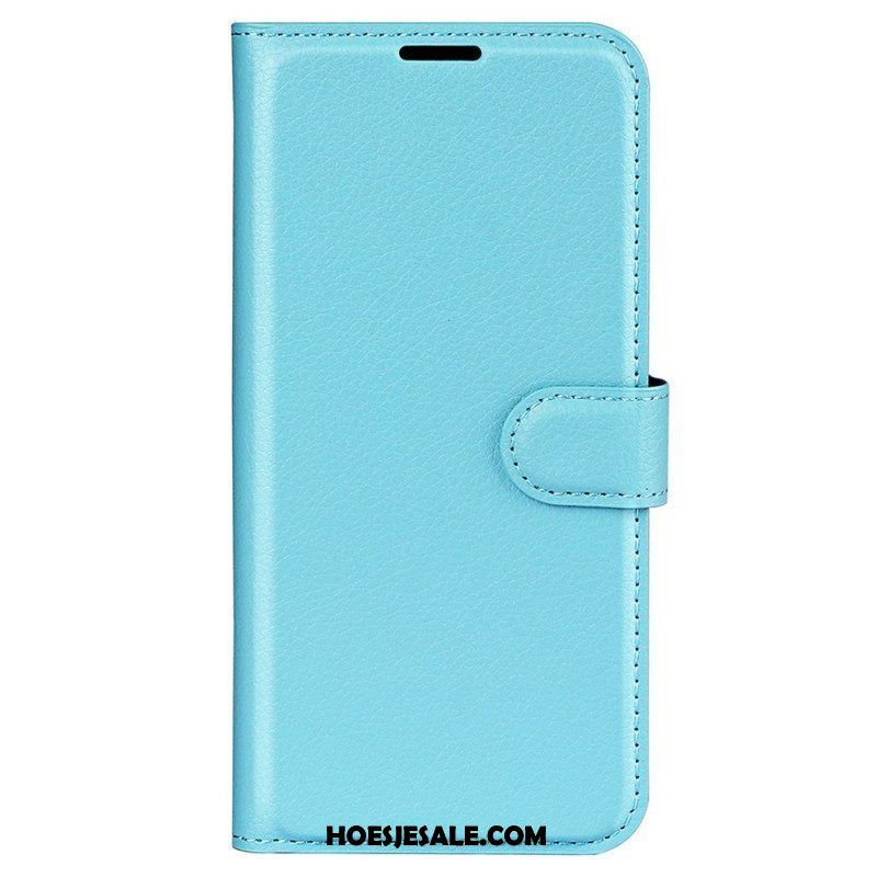 Flip Case voor Samsung Galaxy M33 5G Lychee Lederen Stijl