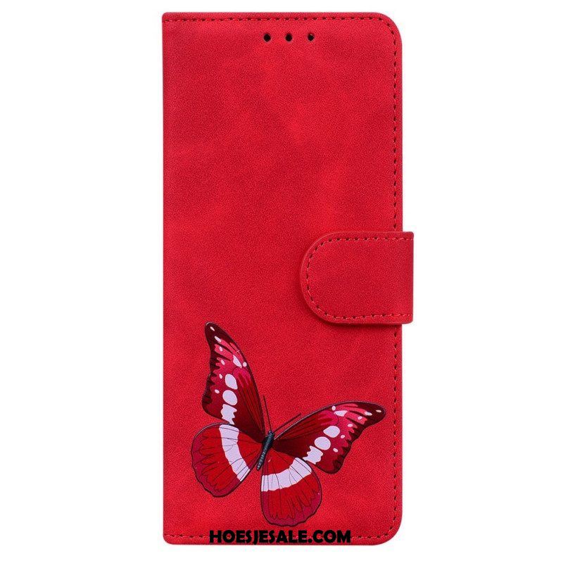 Flip Case voor Samsung Galaxy M53 5G Vlinder