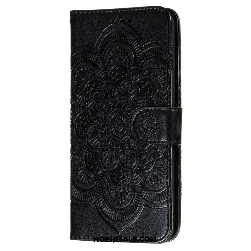 Flip Case voor Samsung Galaxy S22 5G Volledige Mandala