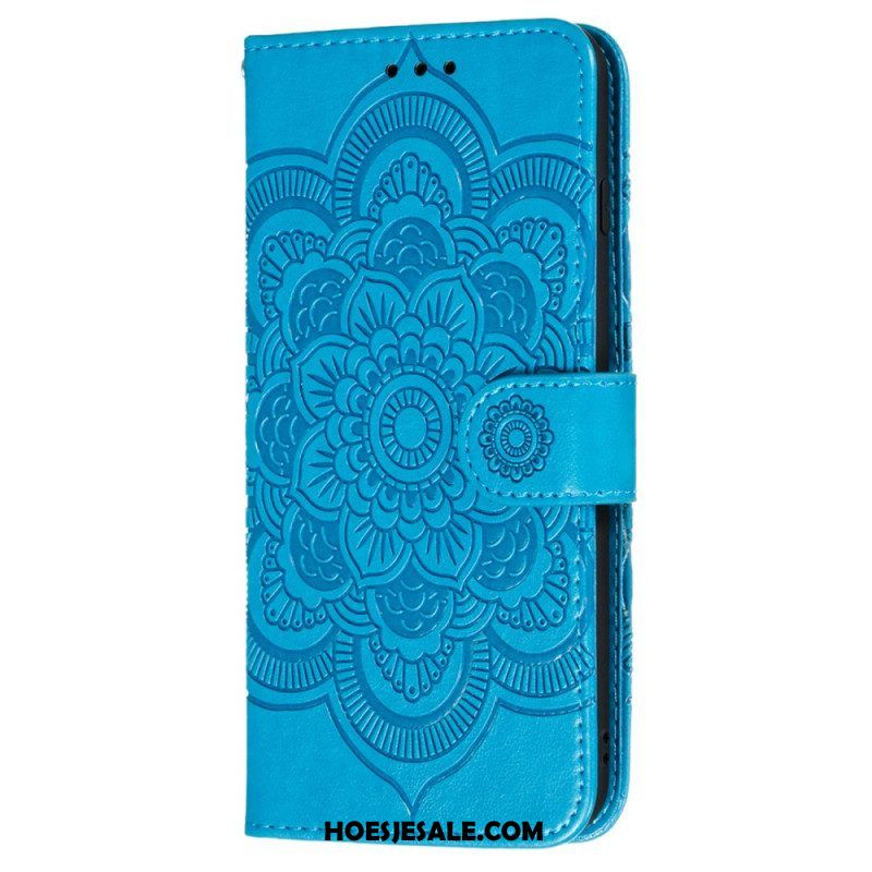 Flip Case voor Samsung Galaxy S22 5G Volledige Mandala