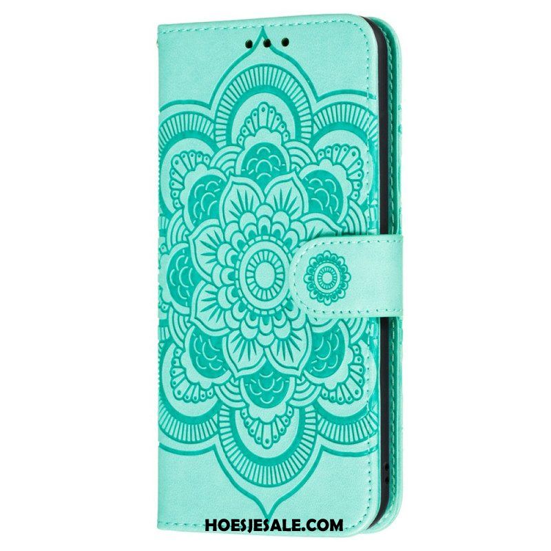 Flip Case voor Samsung Galaxy S22 5G Volledige Mandala