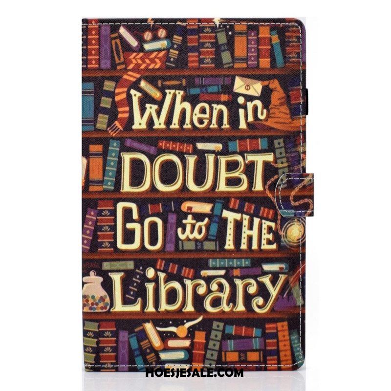 Flip Case voor Samsung Galaxy Tab A8 (2021) Bibliotheek