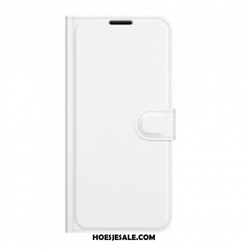 Flip Case voor Sony Xperia 1 III Klassiek Lychee-effect