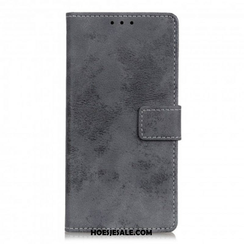 Flip Case voor Sony Xperia 1 III Vintage Leereffect