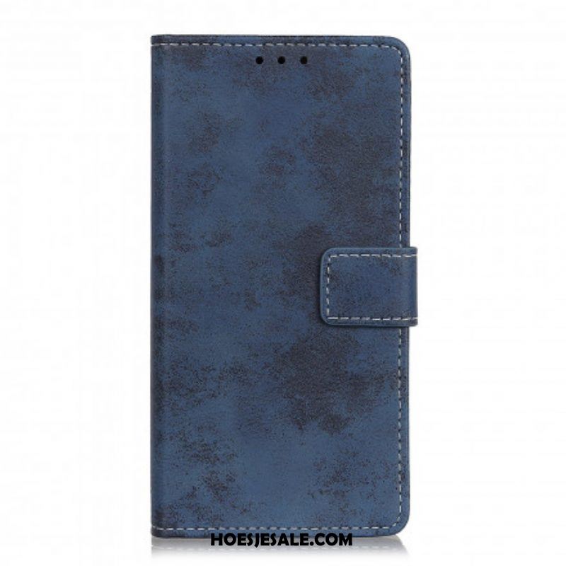 Flip Case voor Sony Xperia 1 III Vintage Leereffect