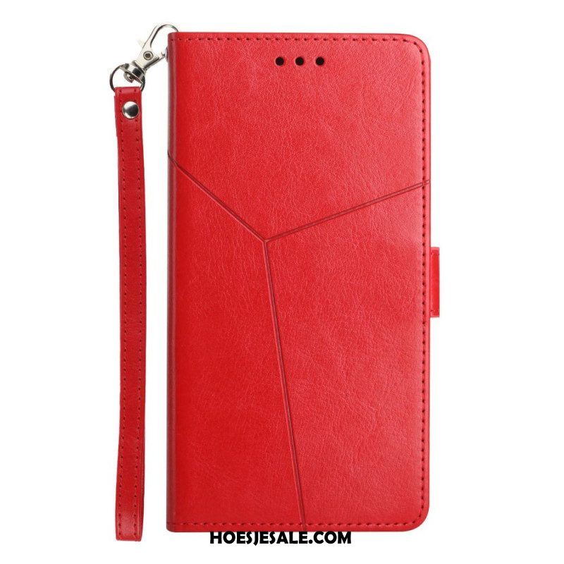 Flip Case voor Sony Xperia 1 IV Met Ketting Y-patroon Met Bandjes