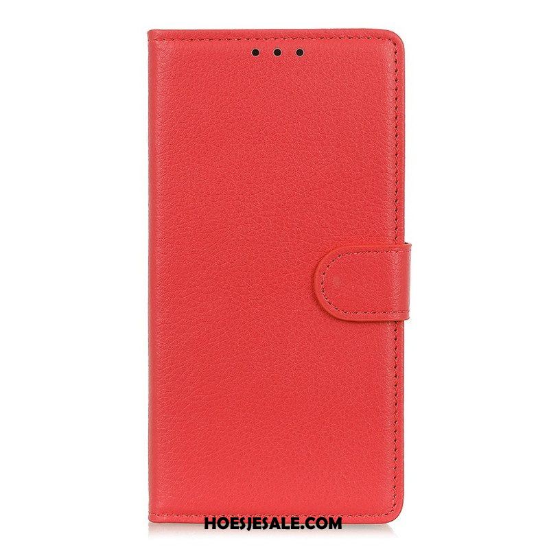 Flip Case voor Sony Xperia 10 IV Traditioneel Kunstleer