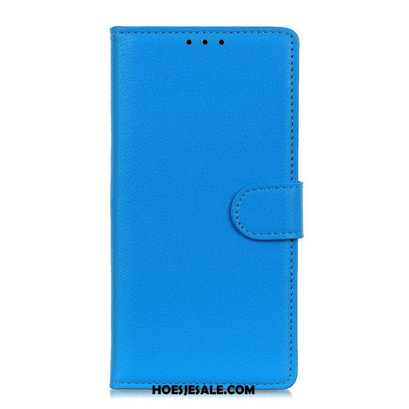 Flip Case voor Sony Xperia 10 IV Traditioneel Kunstleer