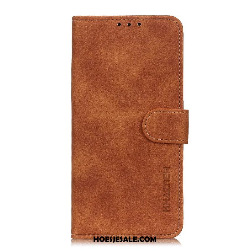 Flip Case voor Sony Xperia Pro-I Khazneh Vintage Leereffect